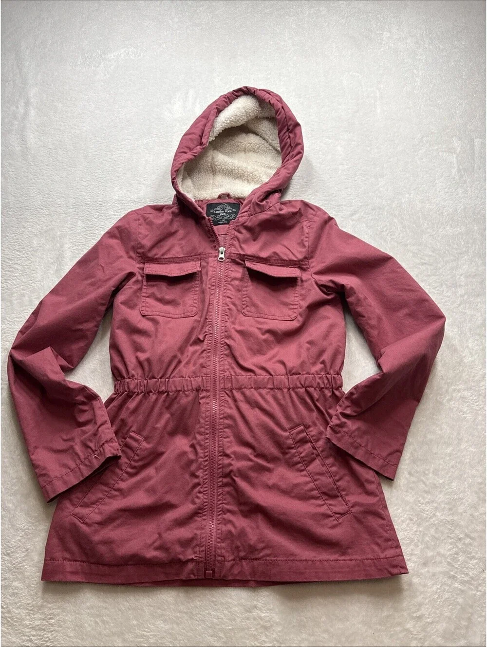 Louise Paris Kids Girl’s Jacket Sz Large(14) Red Lightweight (2492)